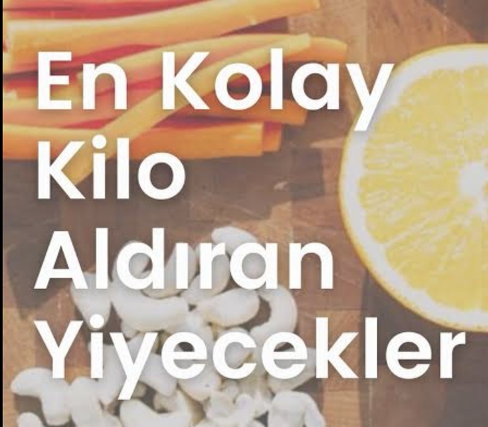 Bildiğiniz kilo aldıran tarif ya da yiyecek var mııı?