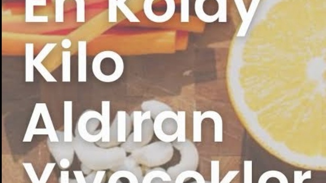 Bildiğiniz kilo aldıran tarif ya da  yiyecek var mııı?