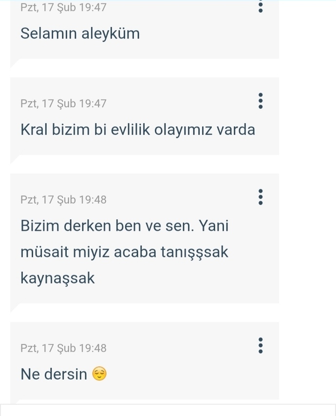 Aldığınız en garip mesaj neydi 😀?