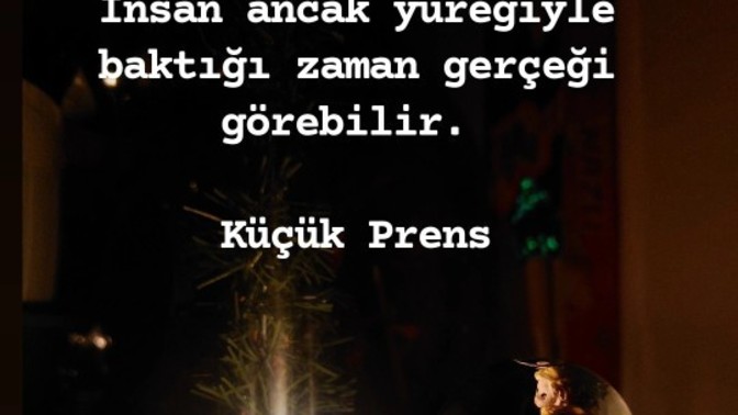 Geceye bir "küçük prens" sözü bırakmaya ne dersiniz?