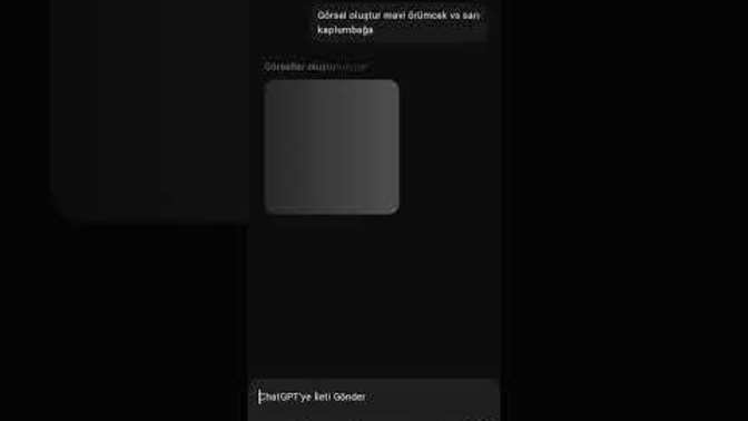 Yapay zekaya ne cizdirirdin?