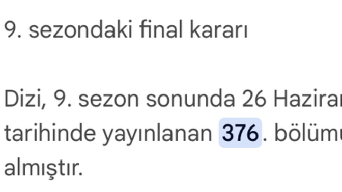 Arka sokaklar aslında 2015 Haziran da final yapacağını biliyor muydunuz?