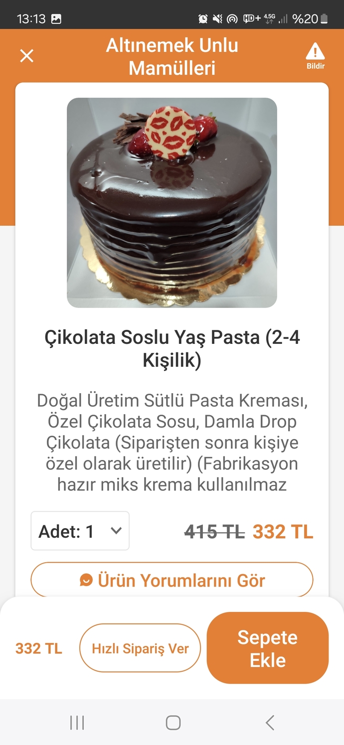 2-4 kişilik pasta kaç gr çok mu ufak, bu paraya değer mi? yoksa 1 kg kadar ekler mi almak mantıklı?