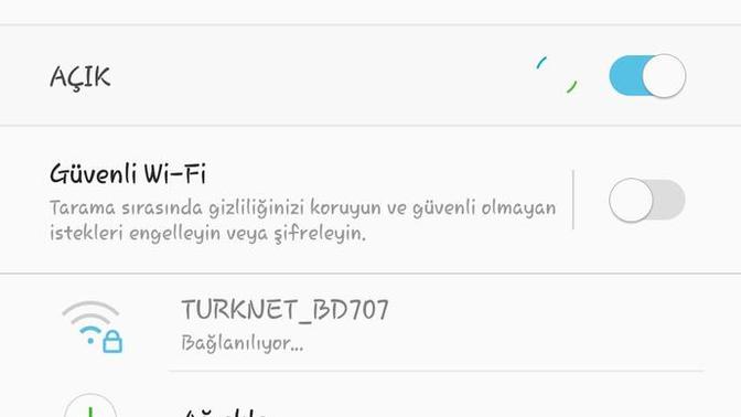 Wifiye bağlanmıyor?