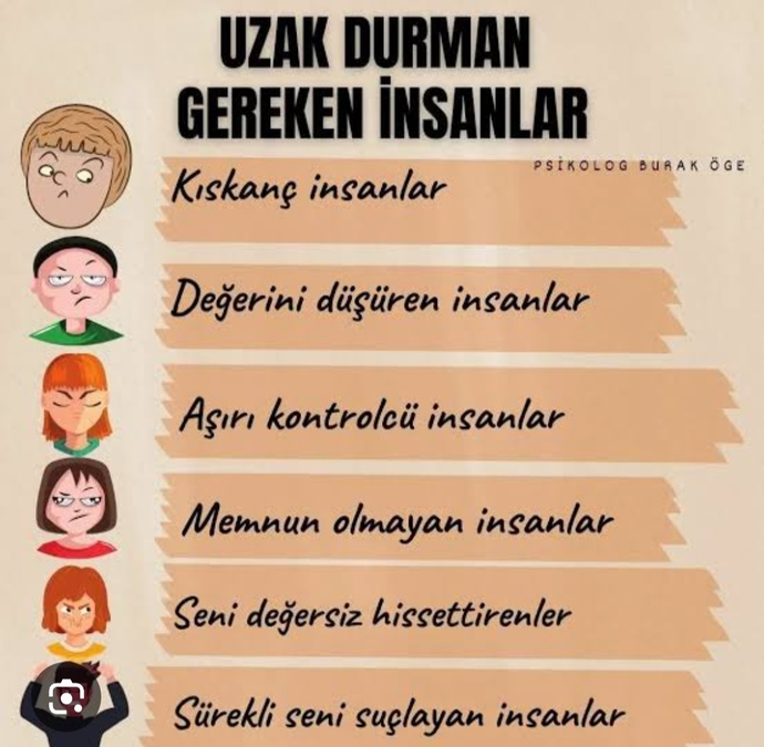 Hangi tür insanlarla vakit geçirmekten hoşlanmazsınız?