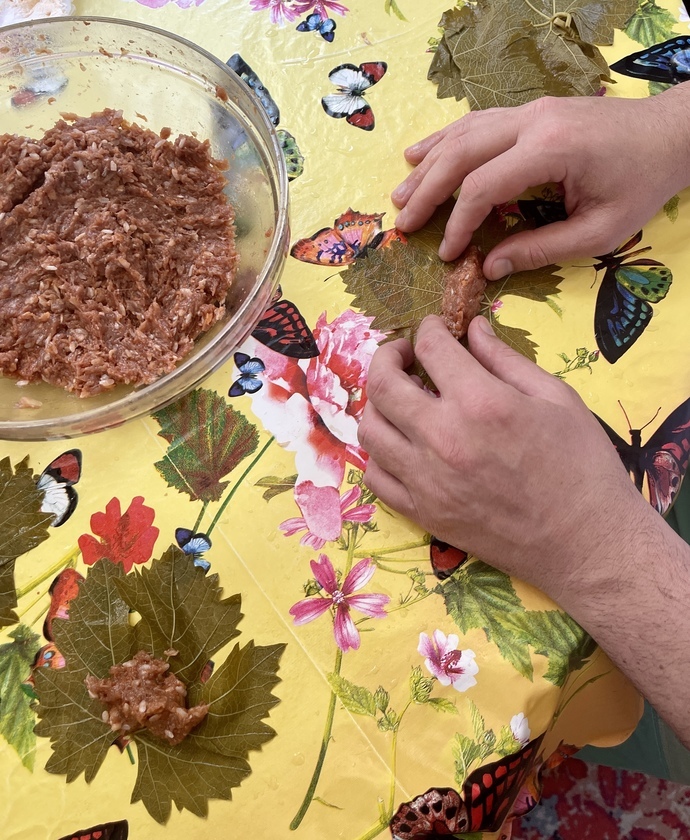 Zeytin yağlı yaprak sarması yapan erkekten olur mu?