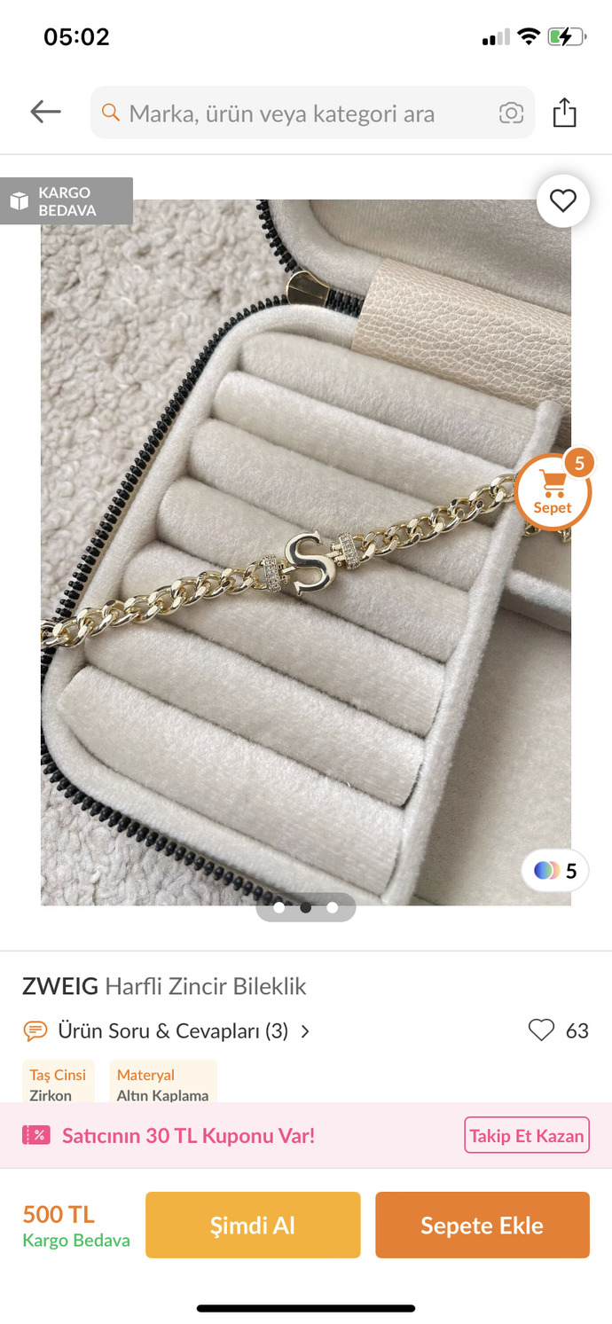 SEVGİLİYE BAŞ HARF BİLEKLİK VERMEK?