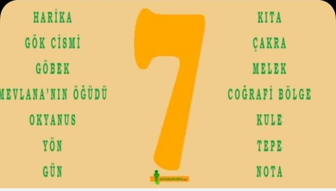 7 (Yedi) rakamının bir sırrı var mıdır?