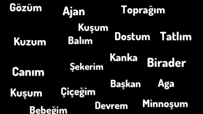 Arkadaşlarınıza kullandığınız hitap şekilleri var mı?
