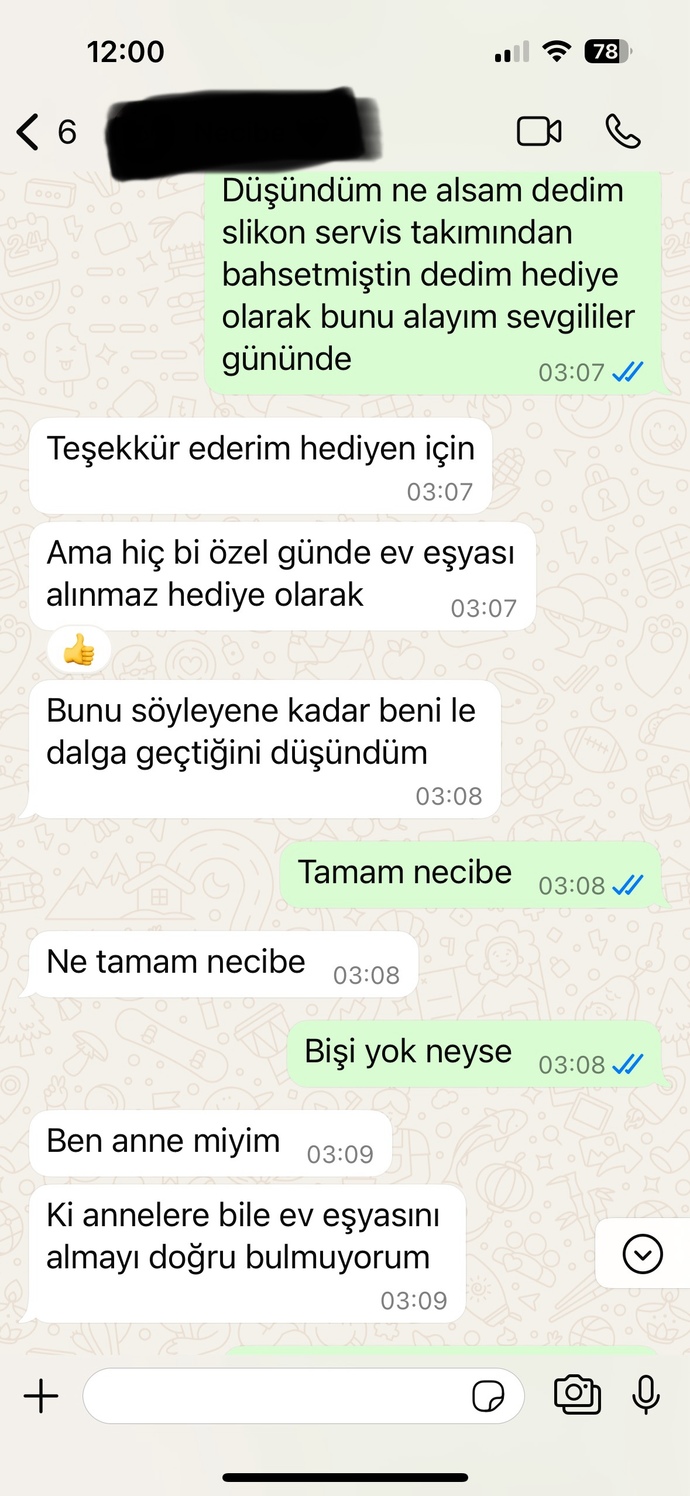Kız arkadaşımla böyle bi diyalog yaşadık Görüşünüze ihtiyacım var?