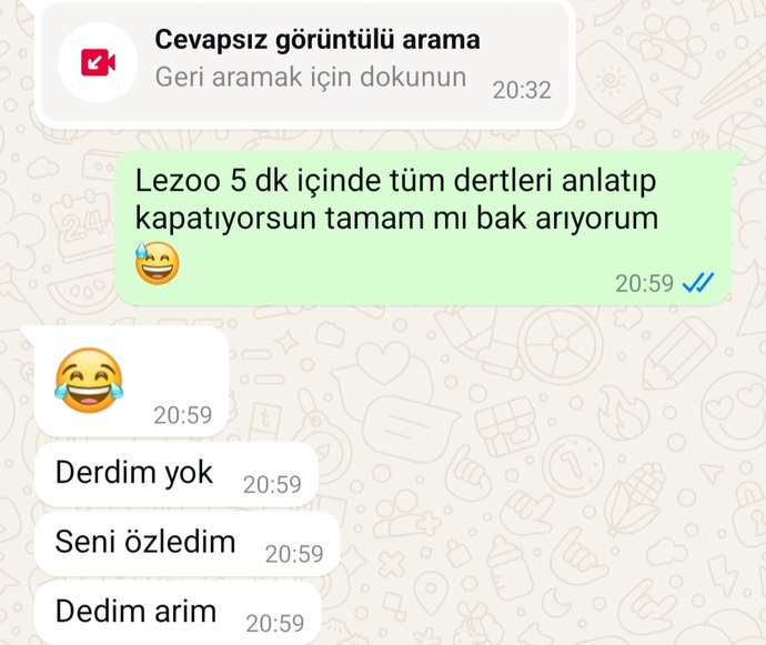 Sürekli görüntülü arayan arkadaşınız var mı?