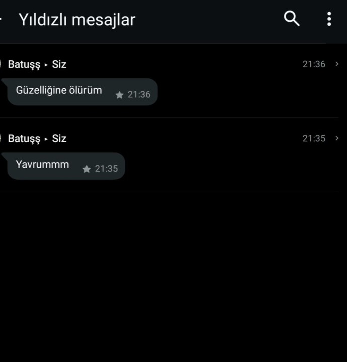 İçim gidiyor dediğiniz kelimeleriniz var mı?