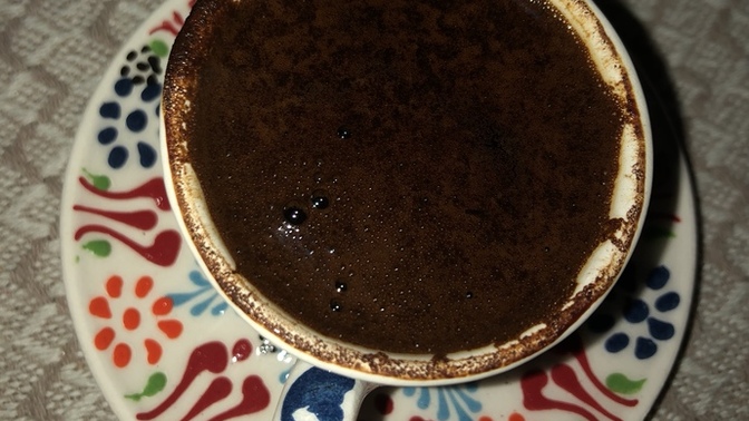 Türk kahvesi yaptım kim içmek ister?