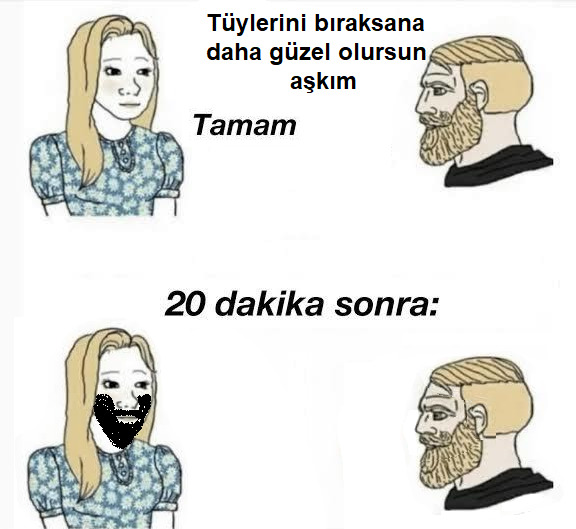Erkeklerin makyajı sakal mıdır?
