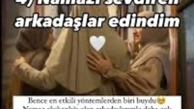 Namaza davet eden arkadaşlarınız var mı?