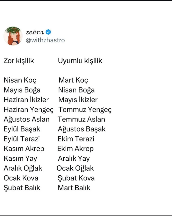 Zor bir kişiliğiniz mi var uyumlu mu?