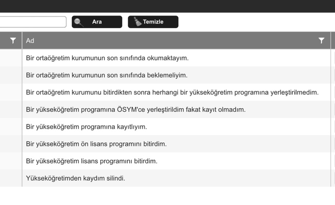 Üniversite kaydımı 1 yıl önce sildirdim hangi seçeneği seçmeliyim?