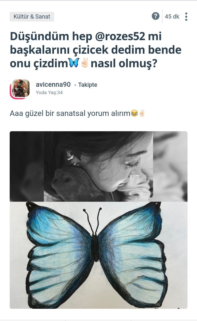 Sanat ruhun gıdasıdır demişler ruhunuz gıdalansın istedim🤭güzel sanatlardan arkadaşım çizmiş nasıl olmuş?