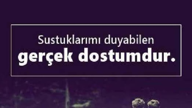Siz hiç sustuklarınızı da duyan birine sahip oldunuz mu?