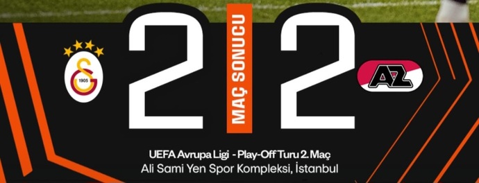 Yazıklar Olsun! Galatasaray, AZ Alkmarla 2-2 berabere kalarak Uefa Avrupa Ligine veda etti, ne düşünüyorsunuz?