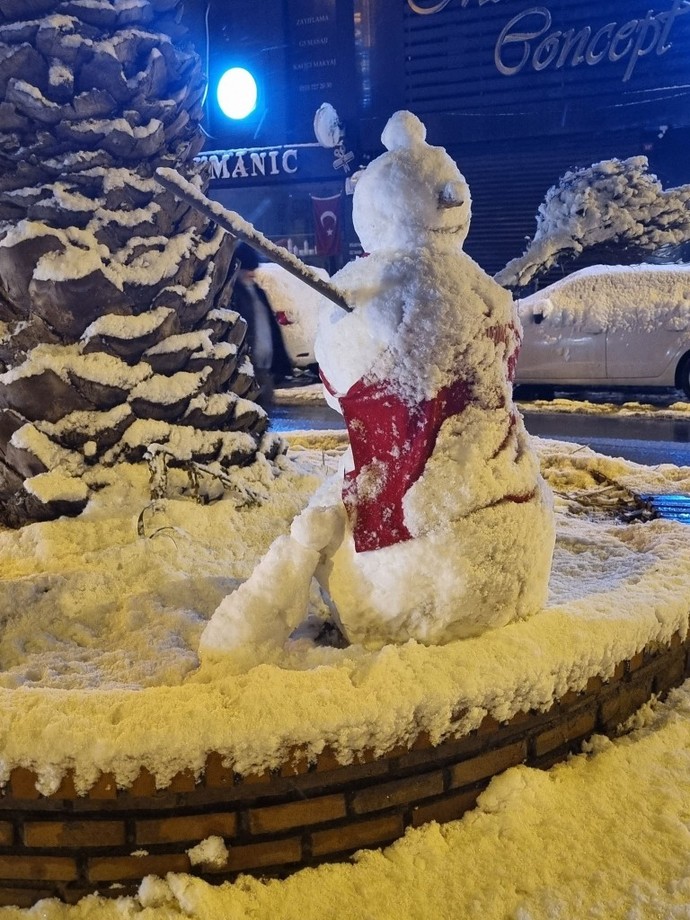 Yerler kar oldumu acaba?