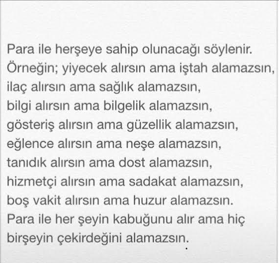 Paranın veremediği mutluluğu ne verir?