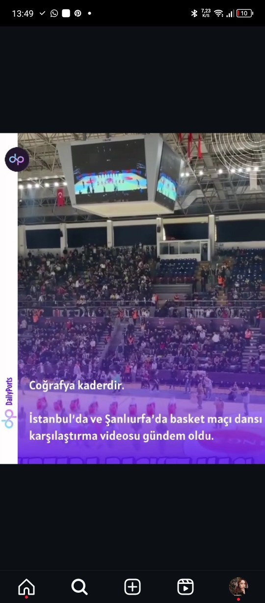 Gündemde olan basket maçı dansı?