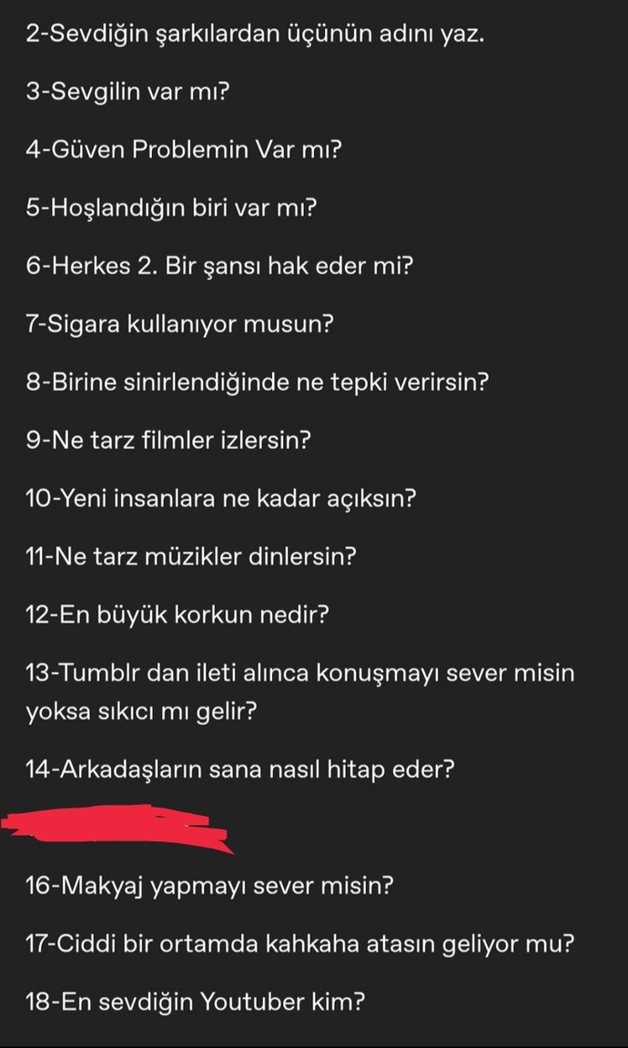 Ne sormak istiyorsun?