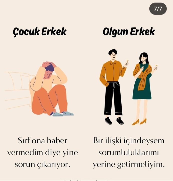 Olgun erkek ve çocuk erkek arasındaki fark nedir?