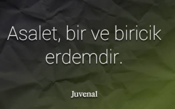 Asalet misiniz?