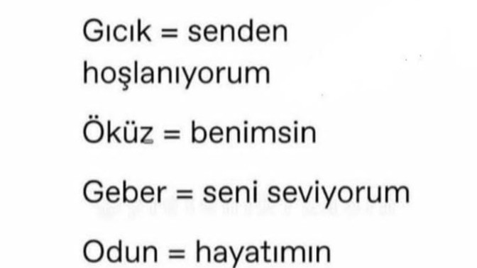 Bu dili biliyor muydun?