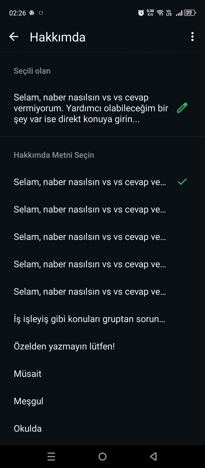 Böyle davranmam normal mi?