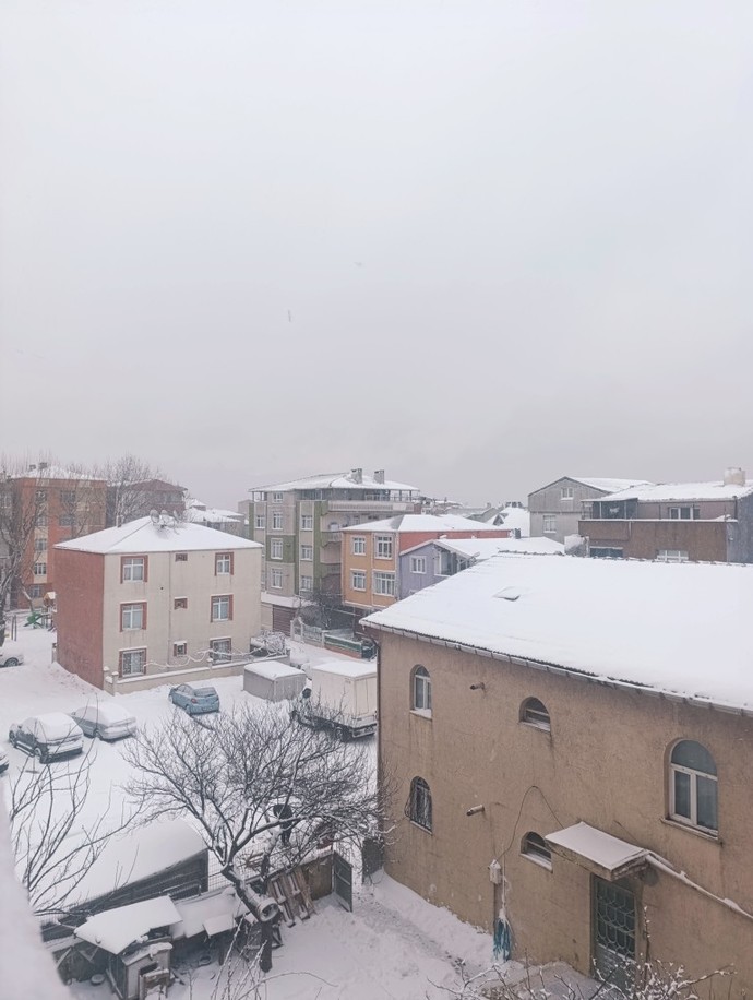 Evinizin kar manzarası nasıl?