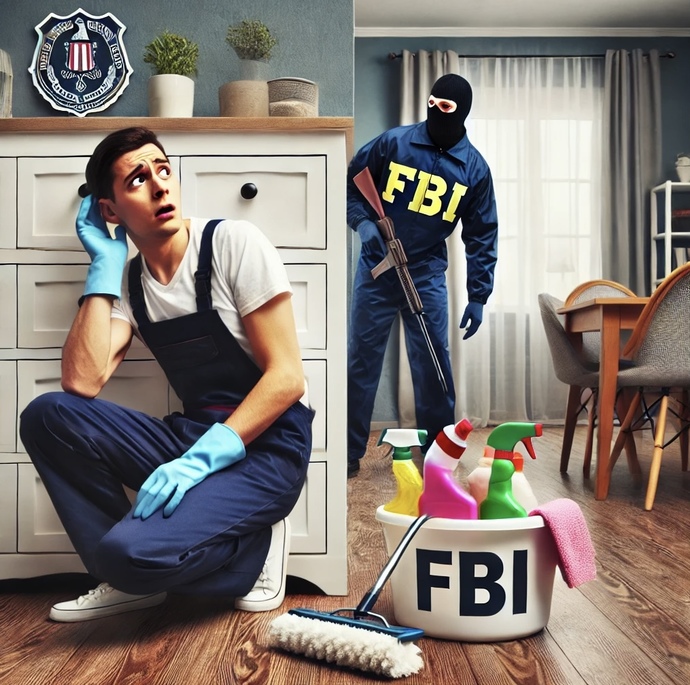 Biri temizlik yaparken seni izlediğinde, sanki FBI’la karşılaşmış gibi gergin oluyor musun?