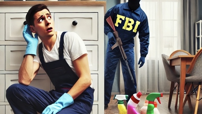 Biri temizlik yaparken seni izlediğinde, sanki FBI’la karşılaşmış gibi gergin oluyor musun?