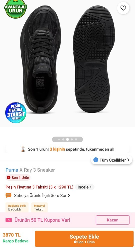 Bu ayakkabıyı beğendim ama cinsiyeti ne bilmiyorum. Sizce erkek mi yoksa kadın ayakkabısı mı?