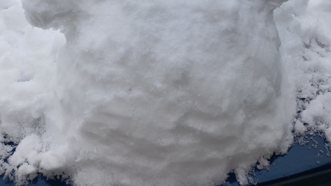 Kardan adam yaptım.☃️ Nasıl olmuş?