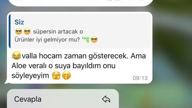 Acil yardım WhatsApp?