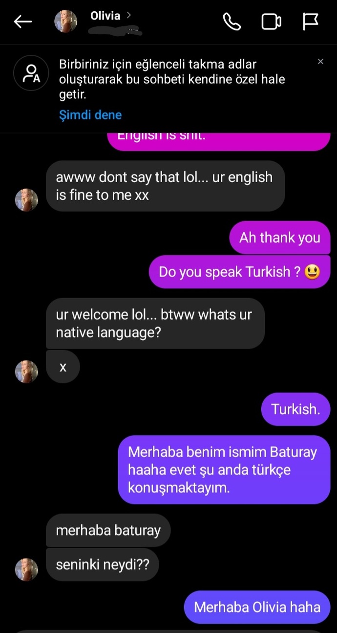 Amerikalı Kıza Türkçe Öğretiyorum... Öğrenir mi Sizce?