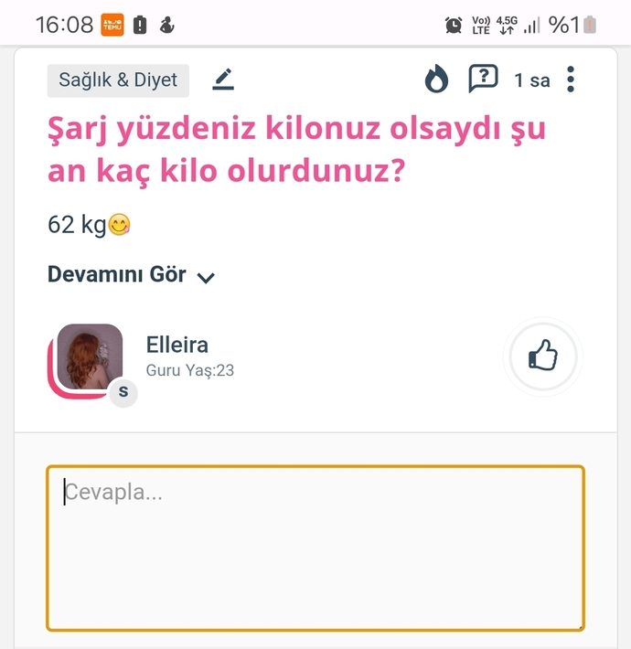 Şarj yüzdeniz kilonuz olsaydı, şu an kaç kilo olurdunuz?