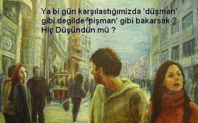 O'nunla tekrar karşılaşsan o'na ne sorardın?