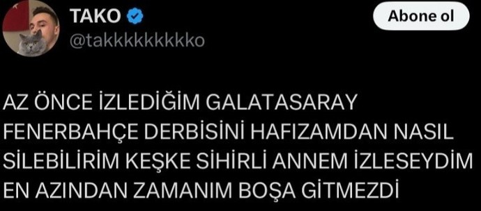 Maç hakkındaki yorumunuz ne?