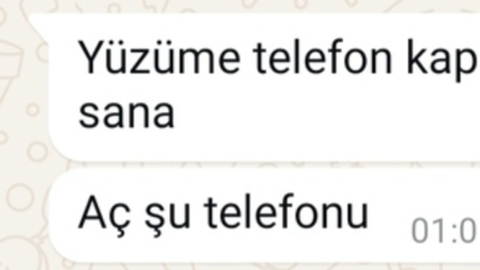 Size " o telefonu bir daha kapat "diyen birine tepkiniz ne olur?