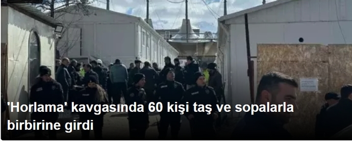 Horlama kavgasında 60 kişi taş ve sopalarla birbirine girdi! Uyurken siz de horluyor musunuz?