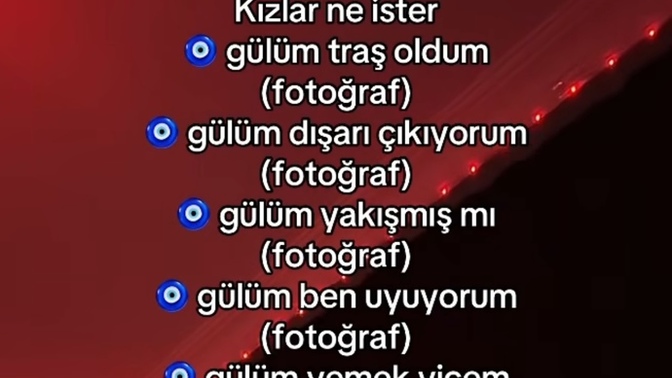 Kadınlar da erkeklerden anlık fotoğraf ister mi?