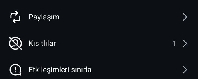 Kimse kısıtlı değil ama bir kişi görünüyor neden boyle?