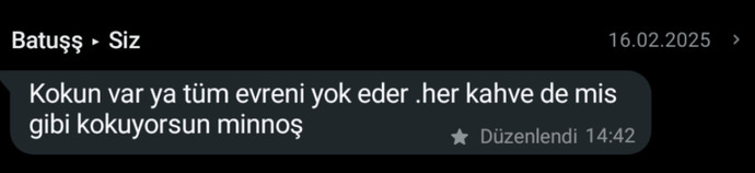 Kokusunu unutamadığınız bir sevdiğiniz var mı?