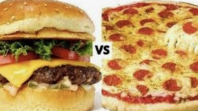 Pizzamı Hamburgermi?