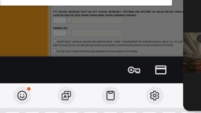 Sınava başvururken neyi seçecem?