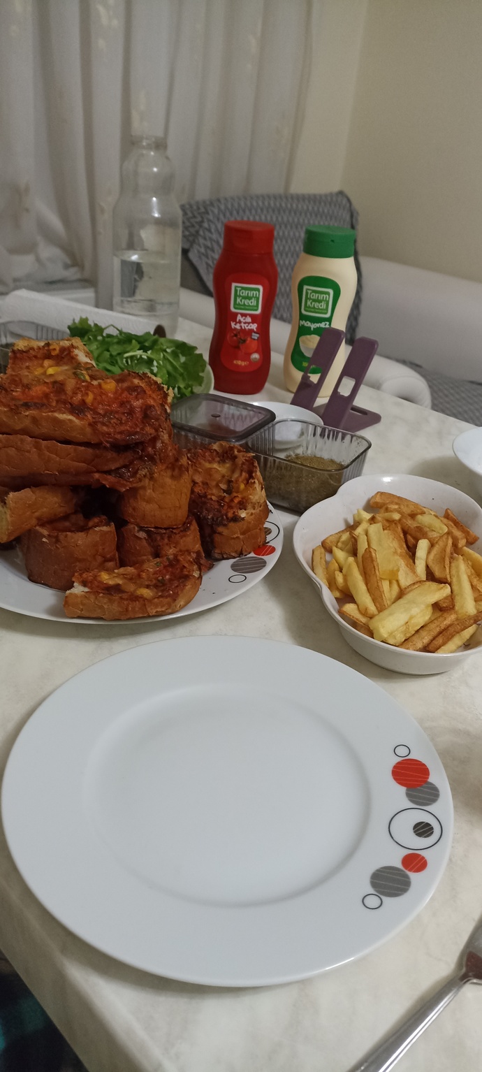 Akşam yemeğim nasıl görünüyor millet?
